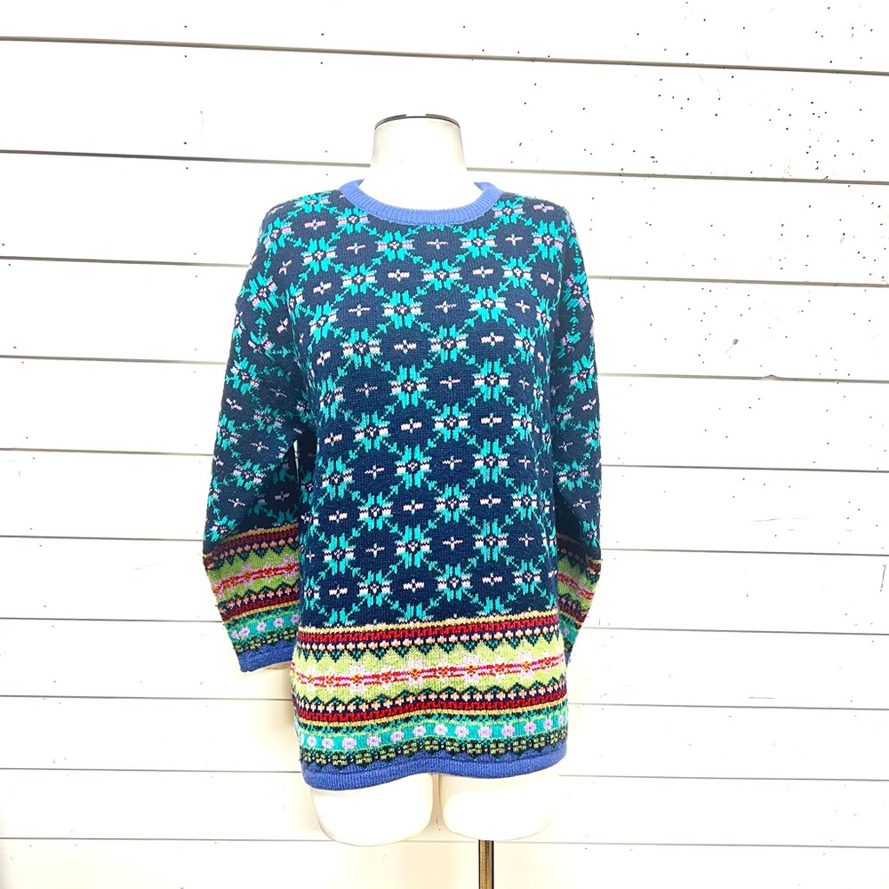 Vintage signature expressions sweater xl retro